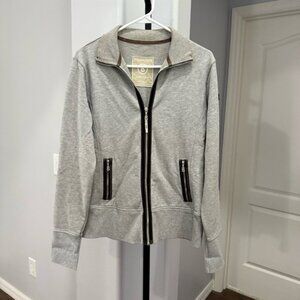 Mens Bogner Fire + Ice Full Zip Jacket Gray Size Large Streetwear Grunge 90s